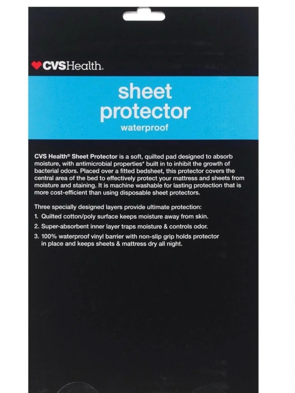 Waterproof Sheet Protector - Black